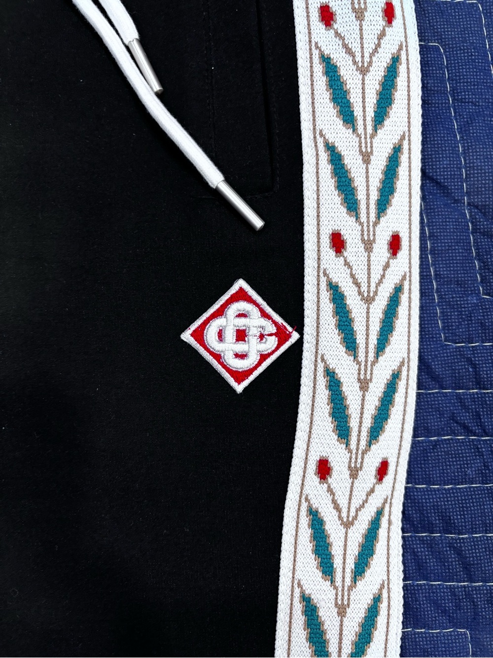 Casa Blanca tracksuit top and bottom Black and green with red - Picture 2 of 15